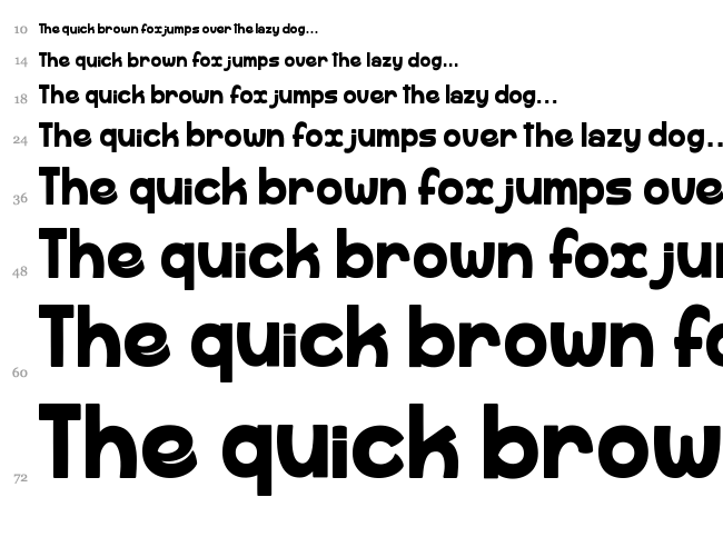 Rhum Banane font waterfall